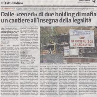 Giornale di Sicilia 5 ott 20011    Piazza Citta' Libera - Edificio residenziale